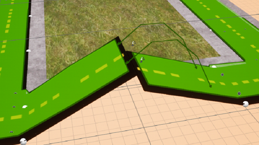 Car AI Nav Meshes Ramp